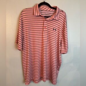 Under Armour Men’s Polo with Thin Black Stripes XL